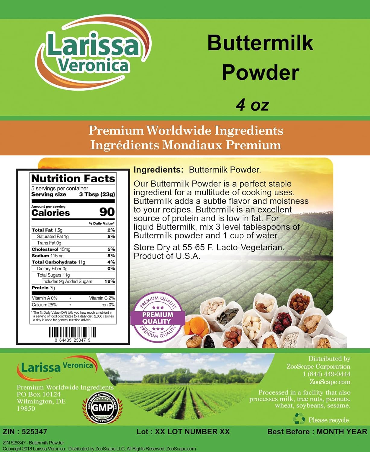 Buttermilk Powder (4 oz, ZIN: 525347) - Image 2